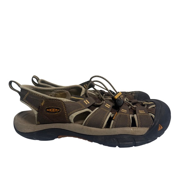 Keen Newport H2 Sport Sandals Mens 11 Brown Leather Waterproof Hiking Gorpcore